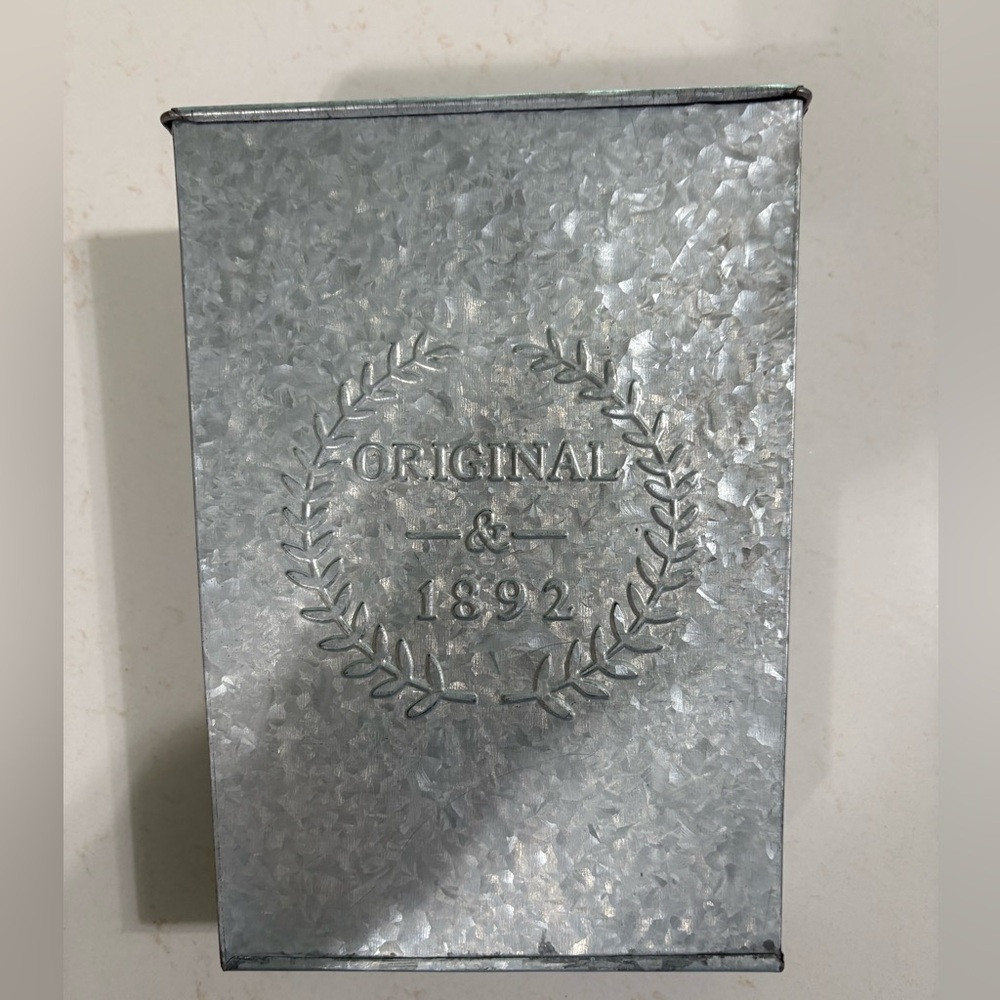 Galvanized Container for Flowers